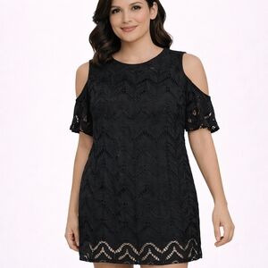 New w/tags! TWENTY MONTREAL Size Medium Open Knit Streetwear Cold Shoulder Dress